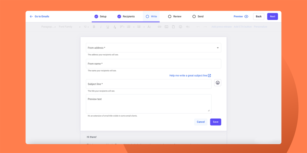 Prowly PR Software - Email